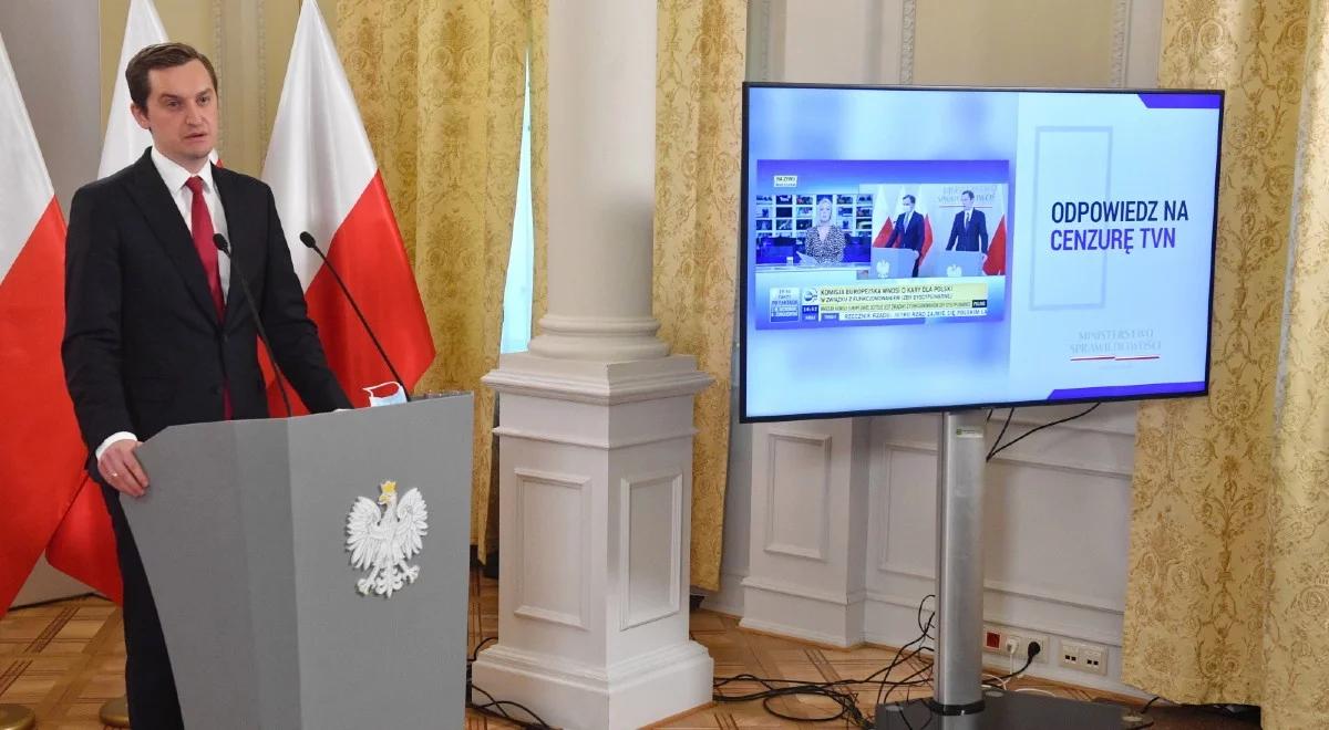 TVN24 przerywa konferencję ministra sprawiedliwości. Kaleta: można to nazwać nawet cenzurą