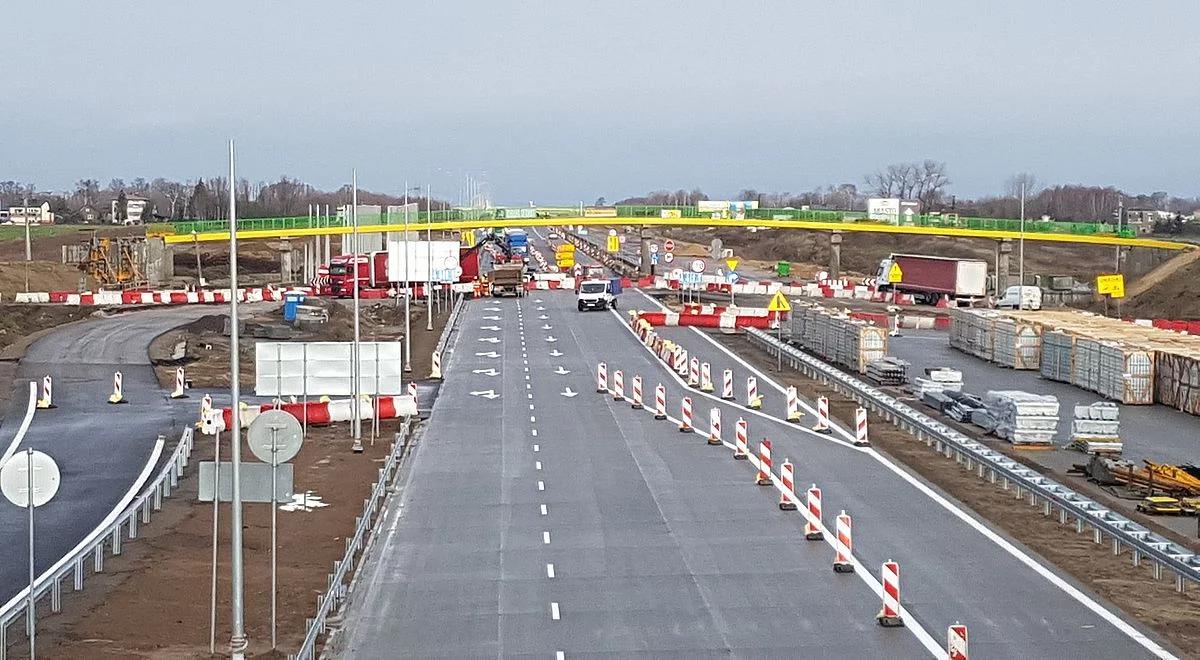 Znikną ogromne korki na A1. Zamknięto wielkie rondo koło Piotrkowa Trybunalskiego 