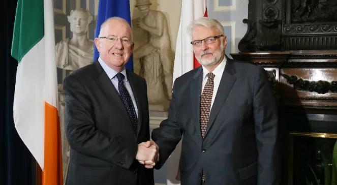 Szefowie MSZ Polski i Irlandii zgodni: Brexit to polityczne i gospodarcze wyzwanie