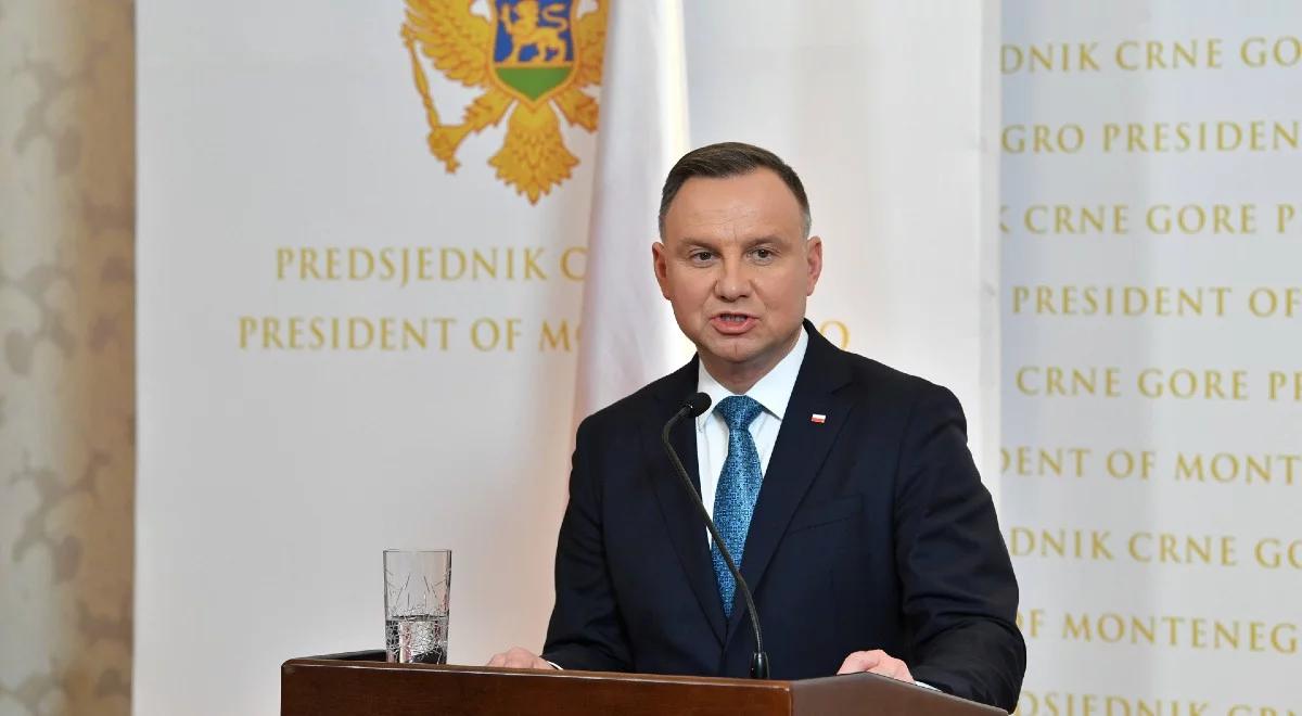 "Polska nie uzna żadnych ustaleń podjętych ponad naszymi głowami". Prezydent o rozmowie Merkel-Łukaszenka