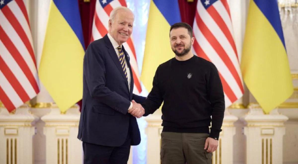 Joe Biden w Kijowie. Zełenski zamieścił zdjęcie z prezydentem USA