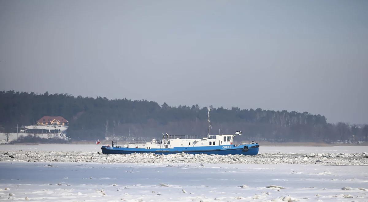 Sytuacja na Zbiorniku Włocławskim. Do pracy przystąpią dodatkowe lodołamacze 