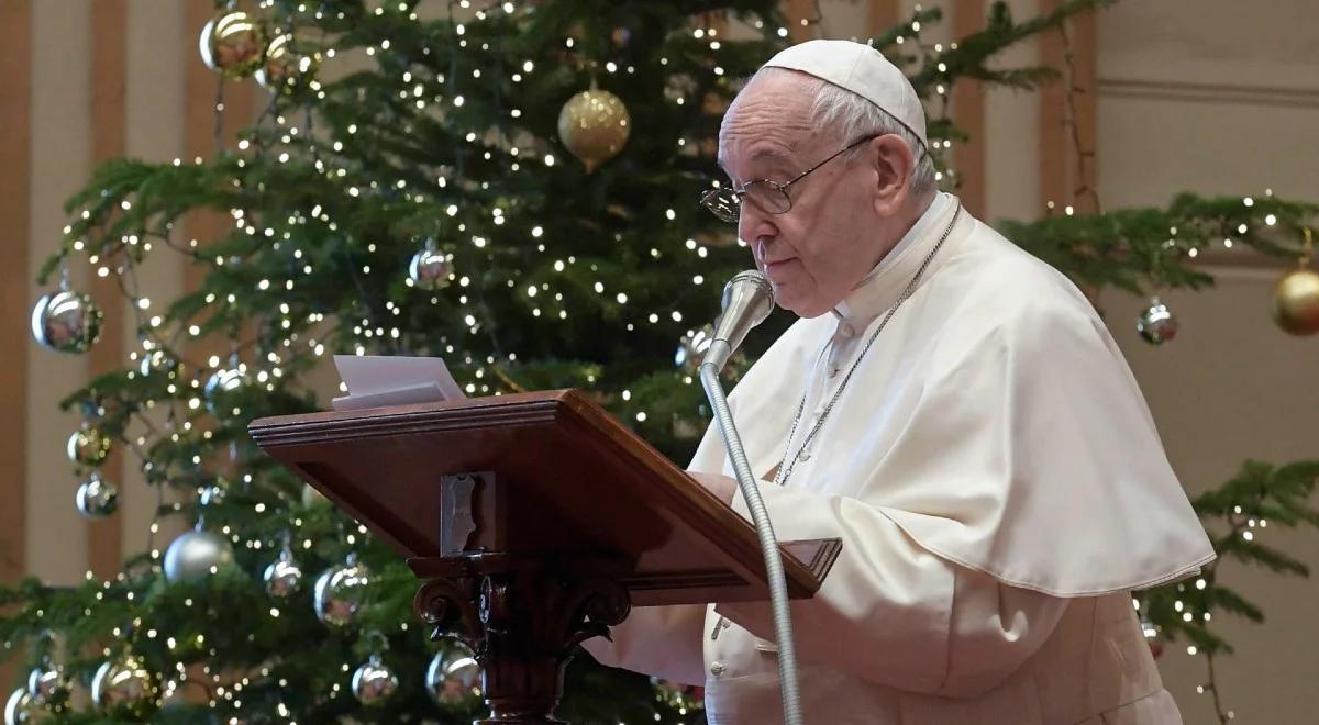 Świąteczne przesłanie papieża Franciszka. "Mam nadzieję, że rozgrzeją się serca tych, którzy cierpią"