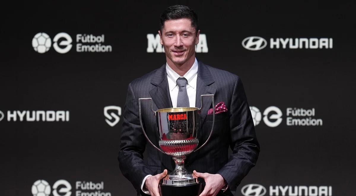 La Liga: Robert Lewandowski odebrał nagrodę dla najlepszego strzelca poprzedniego sezonu