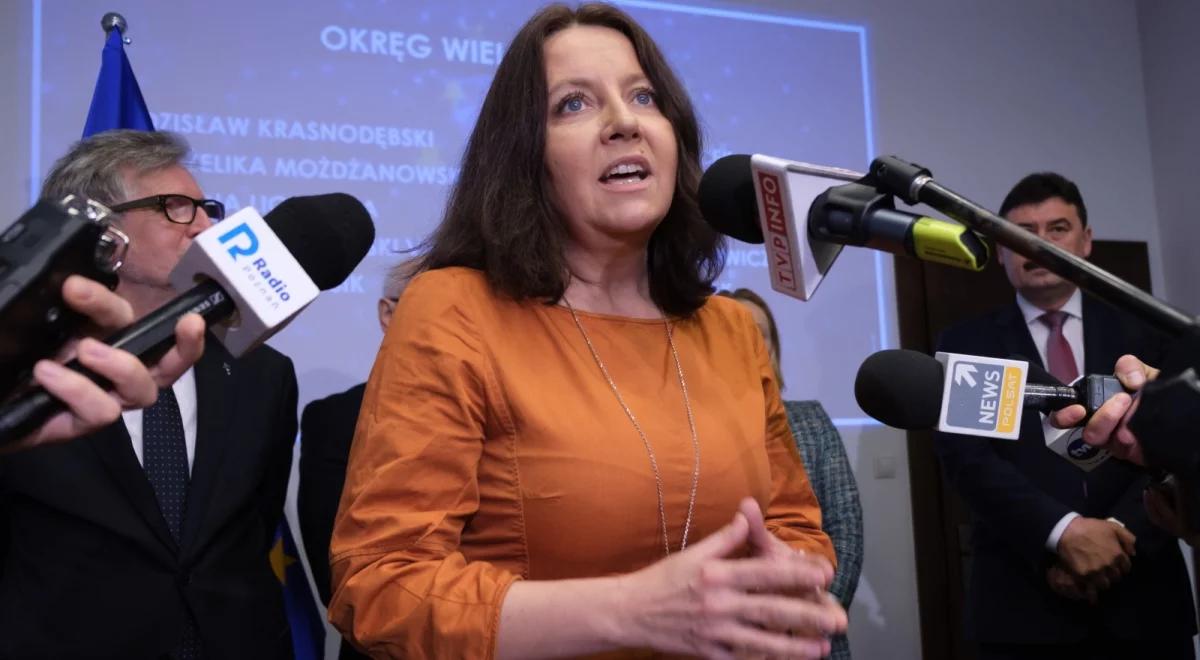 Posłanka PiS: PO nie idzie w wyborach do PE pod własnym szyldem, bo on jest skompromitowany