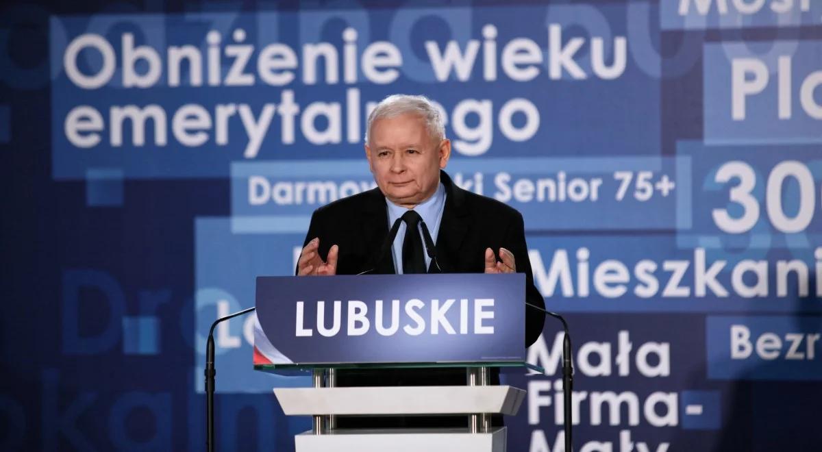 Jarosław Kaczyński w Zielonej Górze: w Polakach tkwi potrzeba wolności