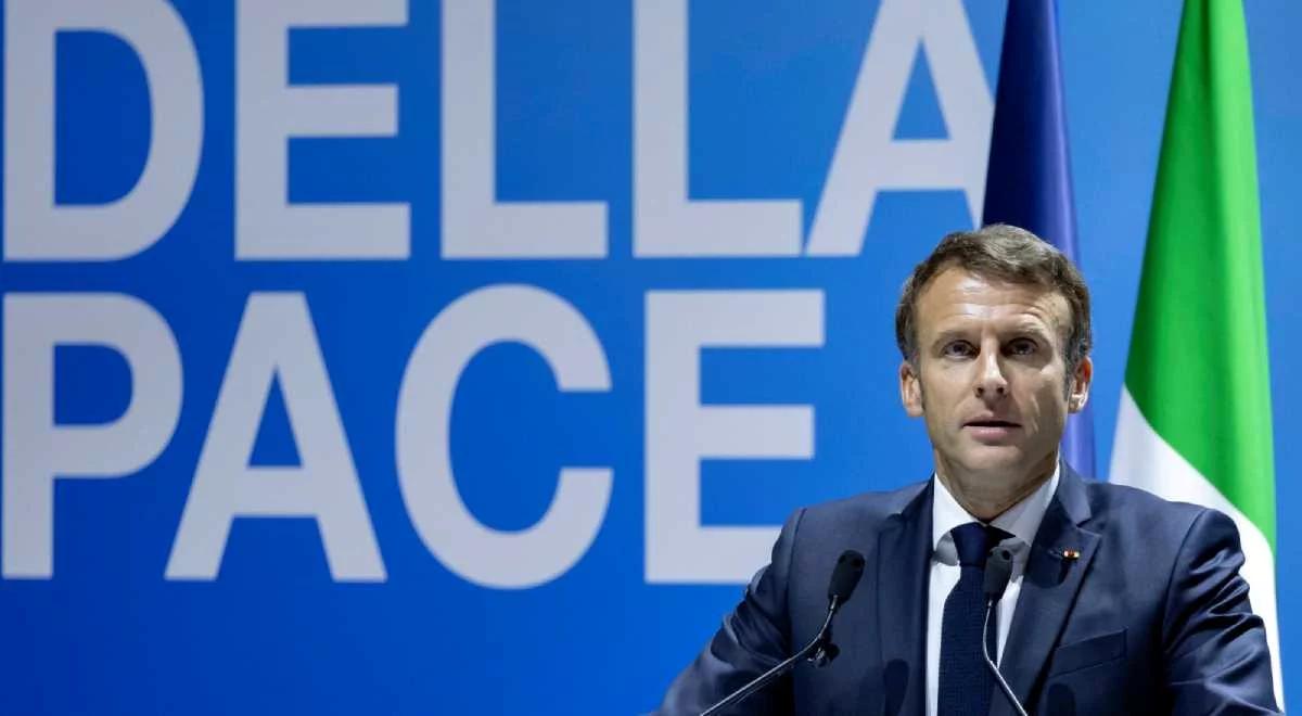 Emmanuel Macron: niczym nie można usprawiedliwić rosyjskiego ataku na Ukrainę