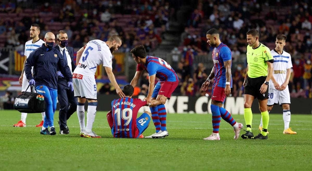 La Liga: problemy Sergio Aguero. Napastnik został zabrany do szpitala