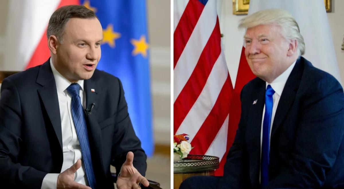 Bruksela: Andrzej Duda rozmawiał z Donaldem Trumpem