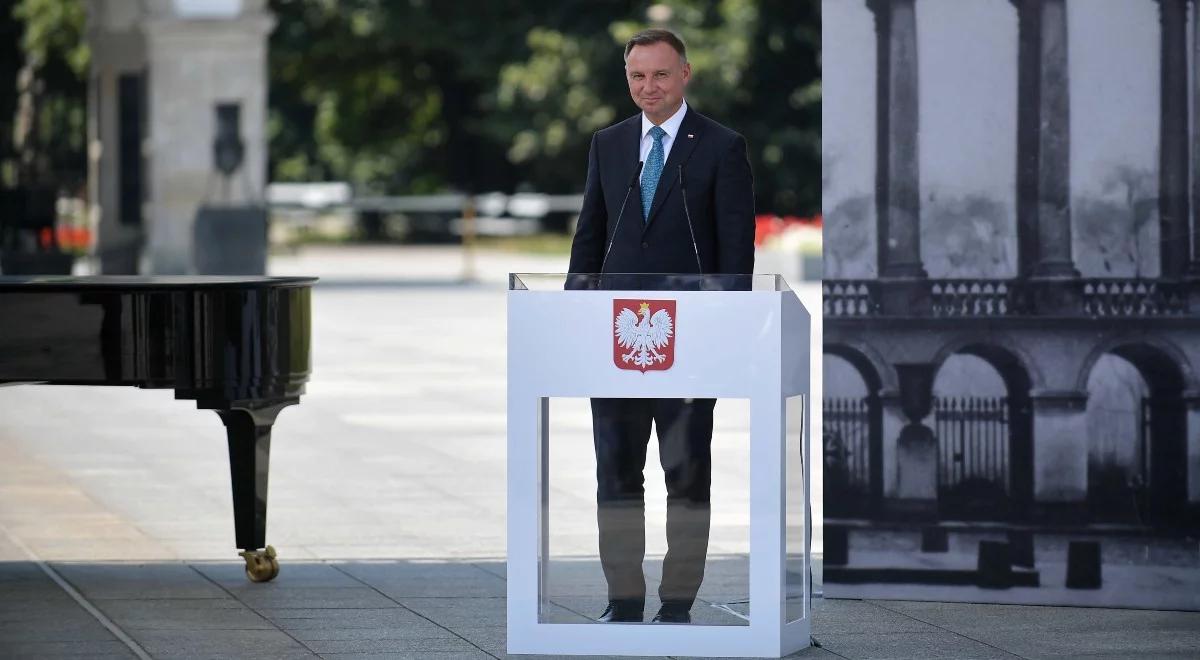 "Jest spełnieniem obietnicy prezydenta". Szefowa KPRP o odbudowie Pałacu Saskiego