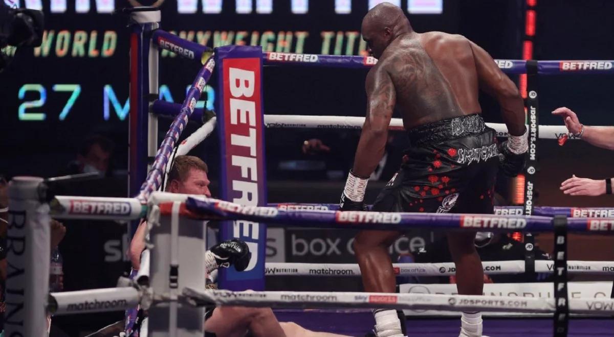 Boks: Dillian Whyte tymczasowym mistrzem WBC. Brutalny odwet na Aleksandrze Powietkinie