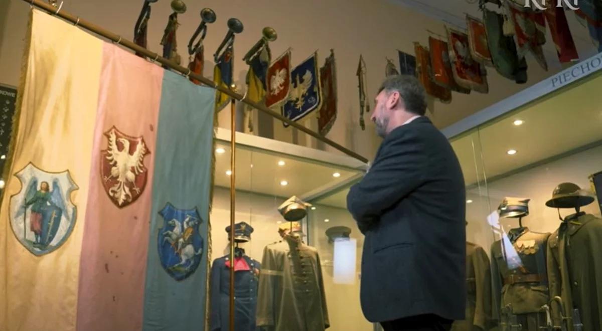 Orzeł, Pogoń, Michał Archanioł. Historia chorągwi powstania styczniowego na kanale prezydenta