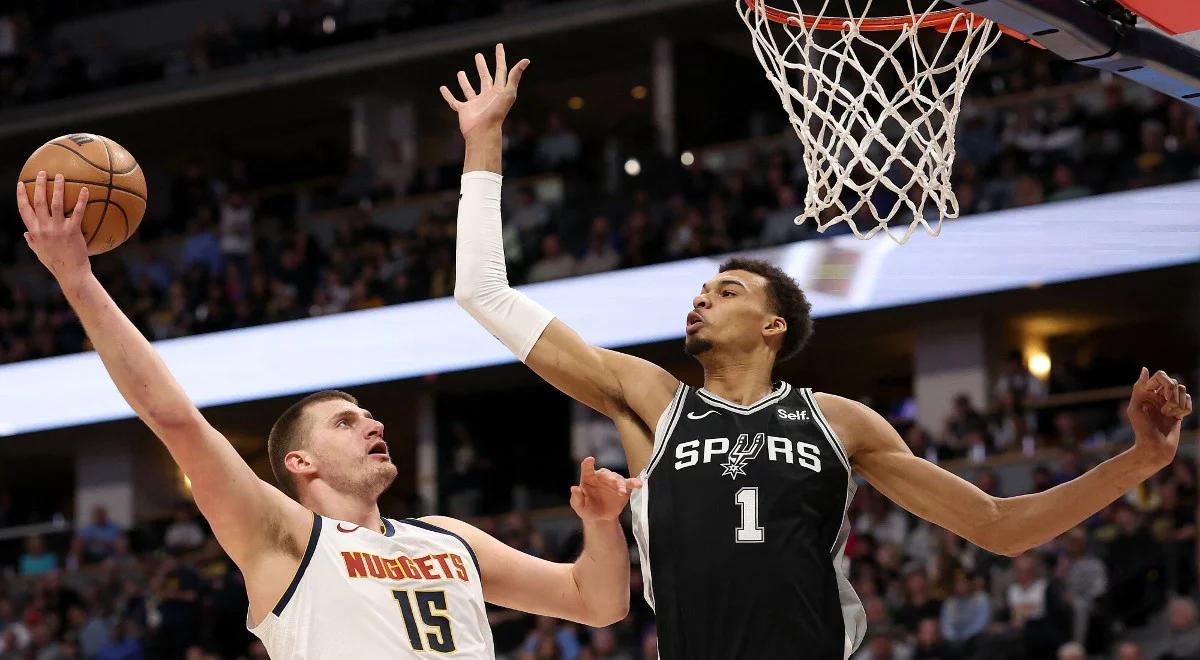 NBA. Spurs bez Sochana i bez wygranej z Nuggets. Embiid wrócił do gry