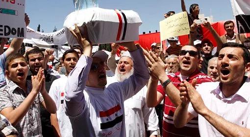 UE nałożyła sankcje na Syrię. "Ludzie powinni mieć prawo demonstrować"  