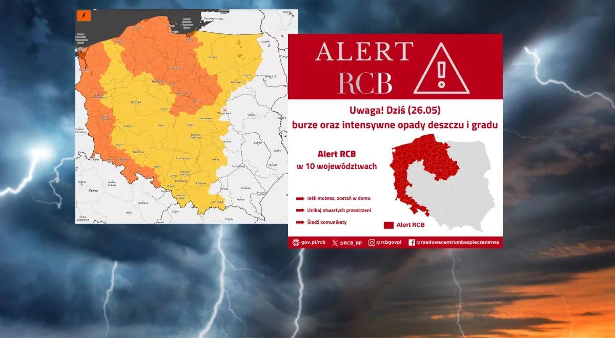 Kolejna fala burz nad Polską. Służby ostrzegają mieszkańców 