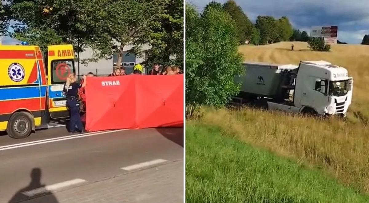 Śmiertelny wypadek pod Olsztynem. Nie żyją ojciec z synem