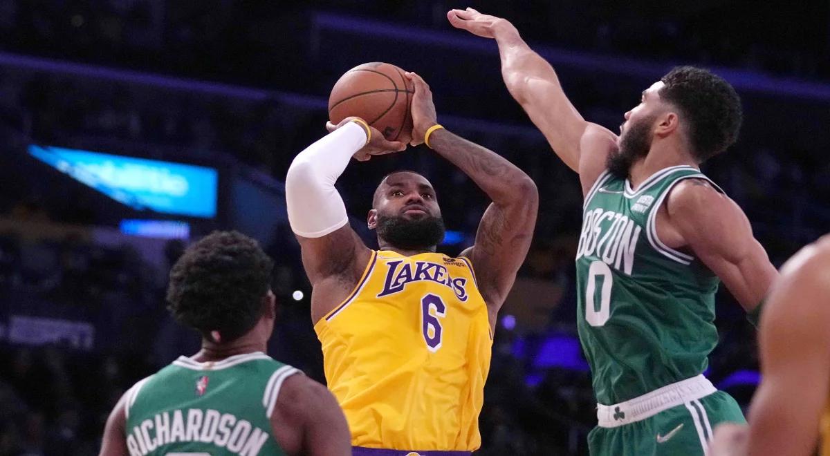 NBA: LeBron James poprowadził Lakers do wygranej. "Jedno z najlepszych 48 minut" 