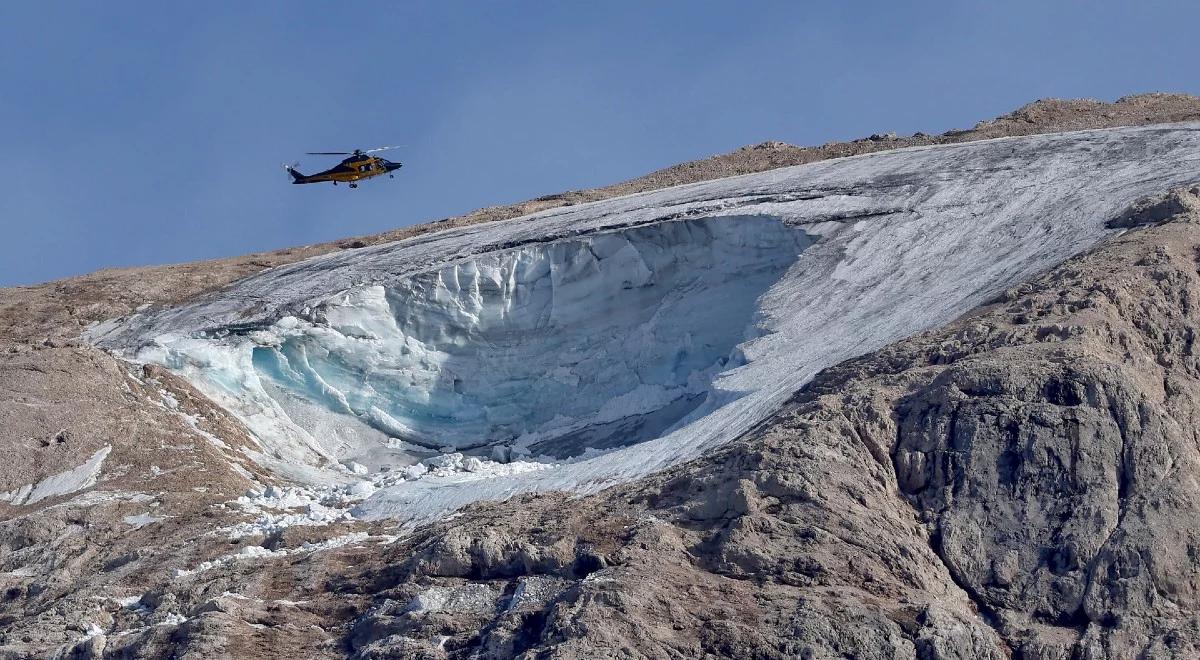 Tragedia we włoskich Dolomitach. Ratownicy się nie poddają, trwają poszukiwania zaginionych