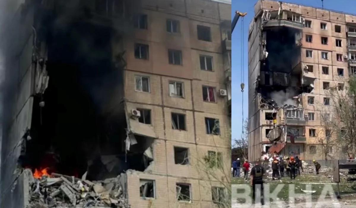 Rośnie tragiczny bilans rosyjskiego ataku na Krzywy Róg. Rakiety balistyczne uderzyły w wieżowiec 