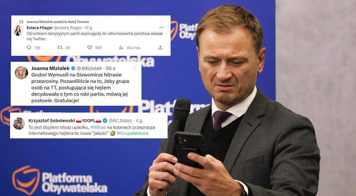 Internetowy troll strofuje Sławomira Nitrasa. Poseł PO wycofuje się ze swoich słów i przeprasza