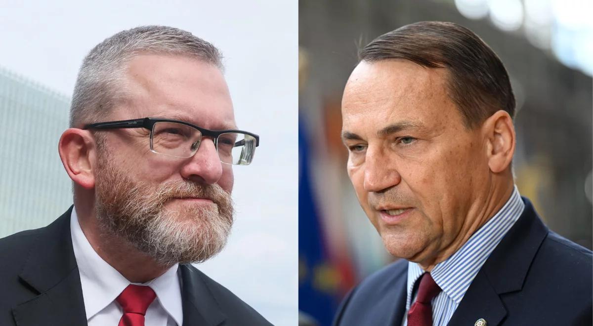 Sikorski ostro o Braunie. "Powinien już dawno siedzieć"