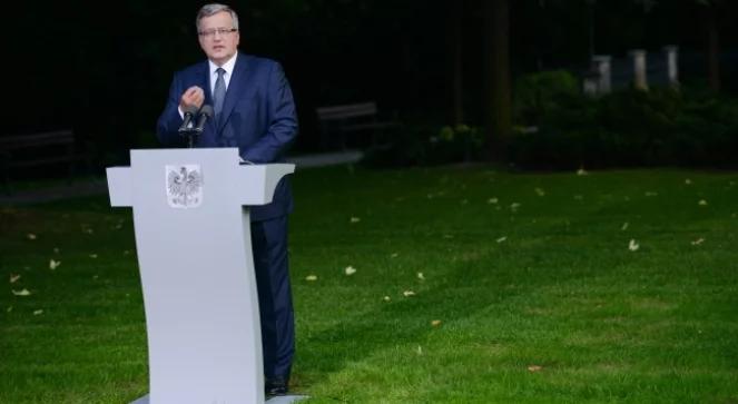 Komorowski po szczycie NATO oczekuje konkretów