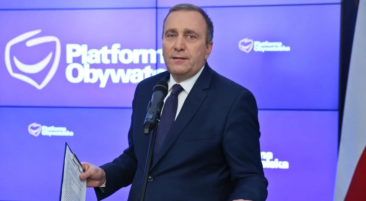 Rozłam w PO? Grzegorz Schetyna: nie było, nie ma i nie będzie