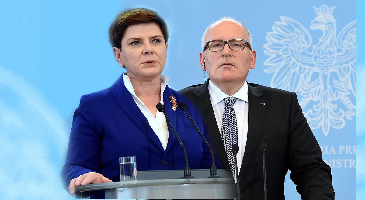 Spór o TK. We wtorek kolejna rozmowa premier Beaty Szydło z wiceszefem KE
