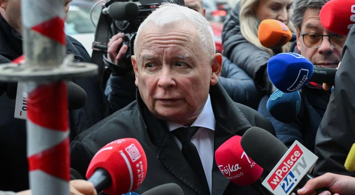 Jarosław Kaczyński w prokuraturze. "Element operacji"
