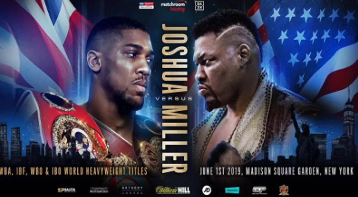 Hitowa walka potwierdzona. Anthony Joshua będzie bronił pasów w starciu z Jarrellem Millerem 