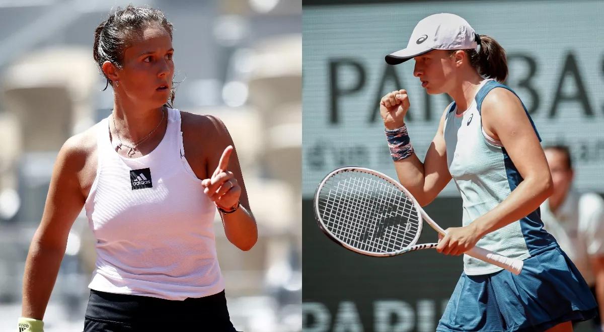 Roland Garros: Iga Świątek - Darja Kasatkina. Kiedy i o której półfinałowy mecz Polki?