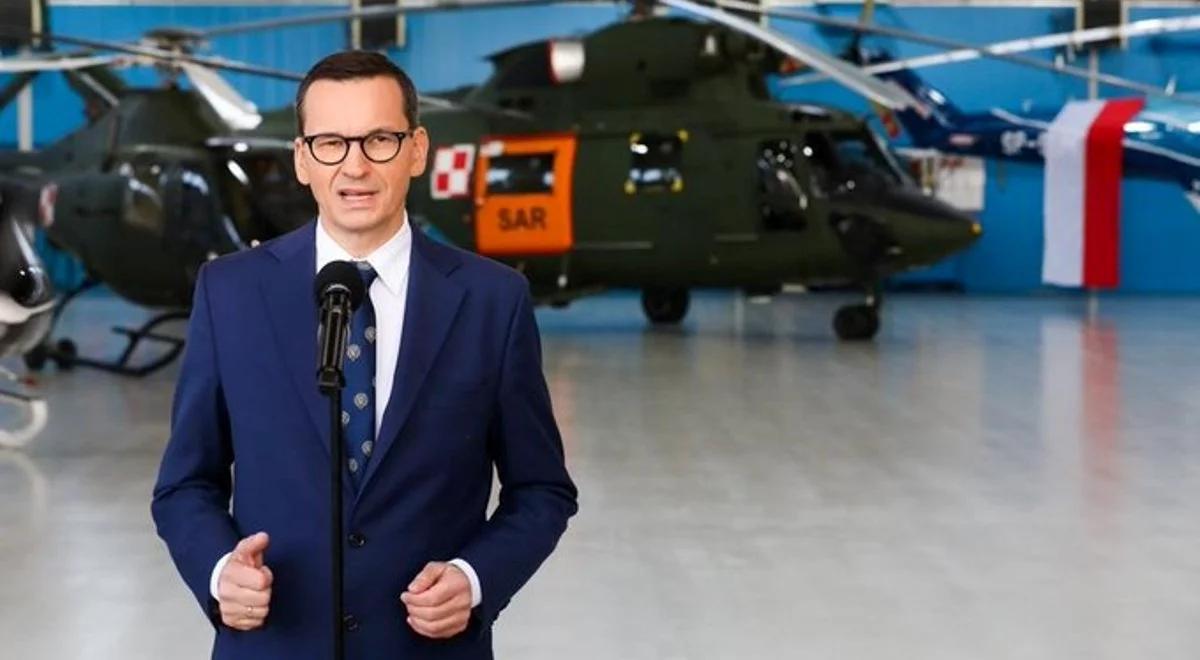 Premier Morawiecki w Świdniku: polska armia musi być oparta na najnowocześniejszych technologiach