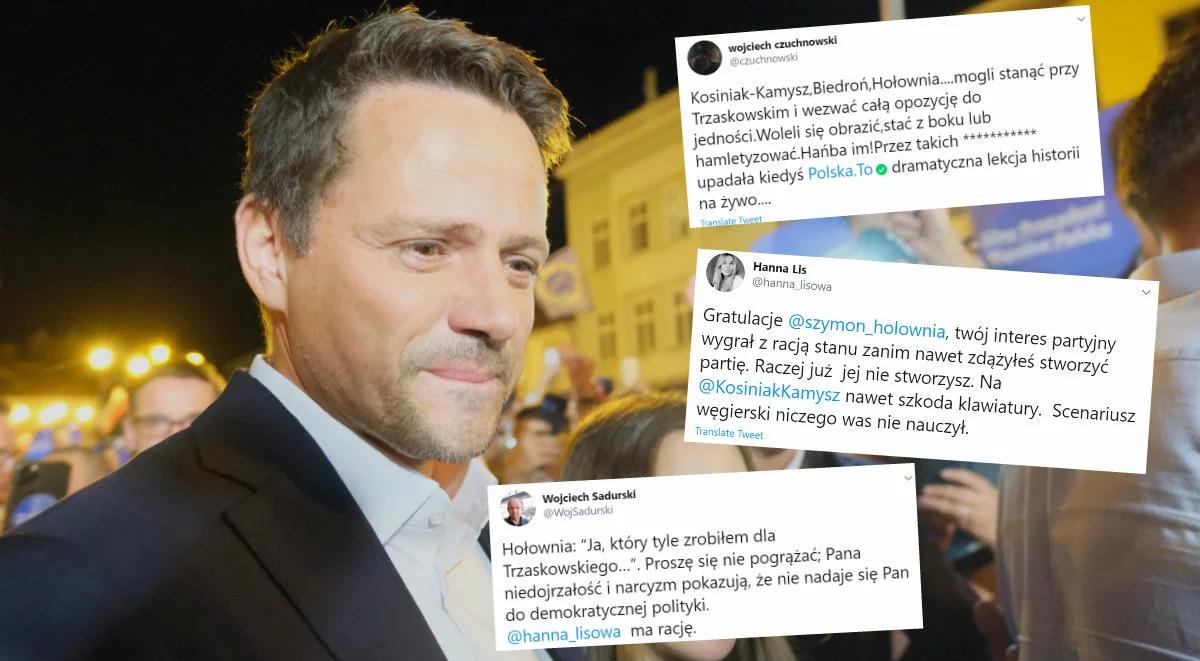 Szukanie winnych po porażce Trzaskowskiego. Na liście Hołownia, Biedroń i Kosiniak-Kamysz 