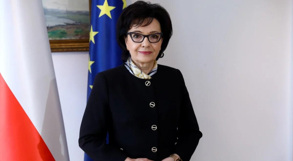 Elżbieta Witek wybiera się do Brukseli. Weźmie udział w szczycie kobiet przewodniczących parlamentów