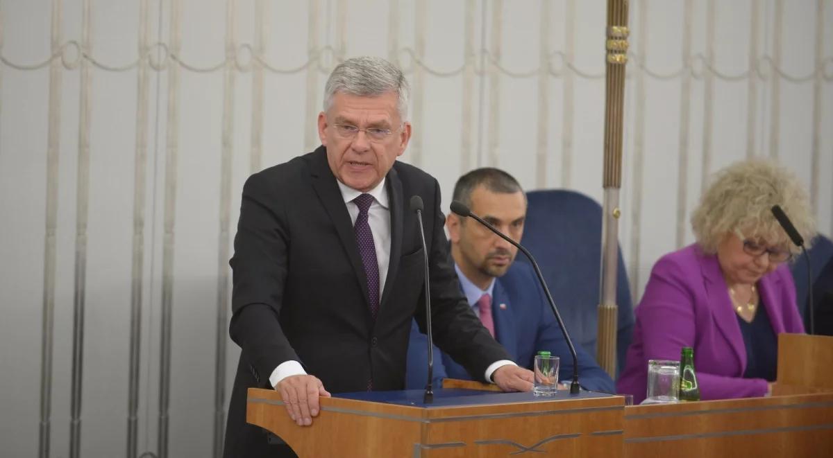 Stanisław Karczewski: możliwa nowela Senatu, by naprawić "drobną pomyłkę" w ustawie o SN