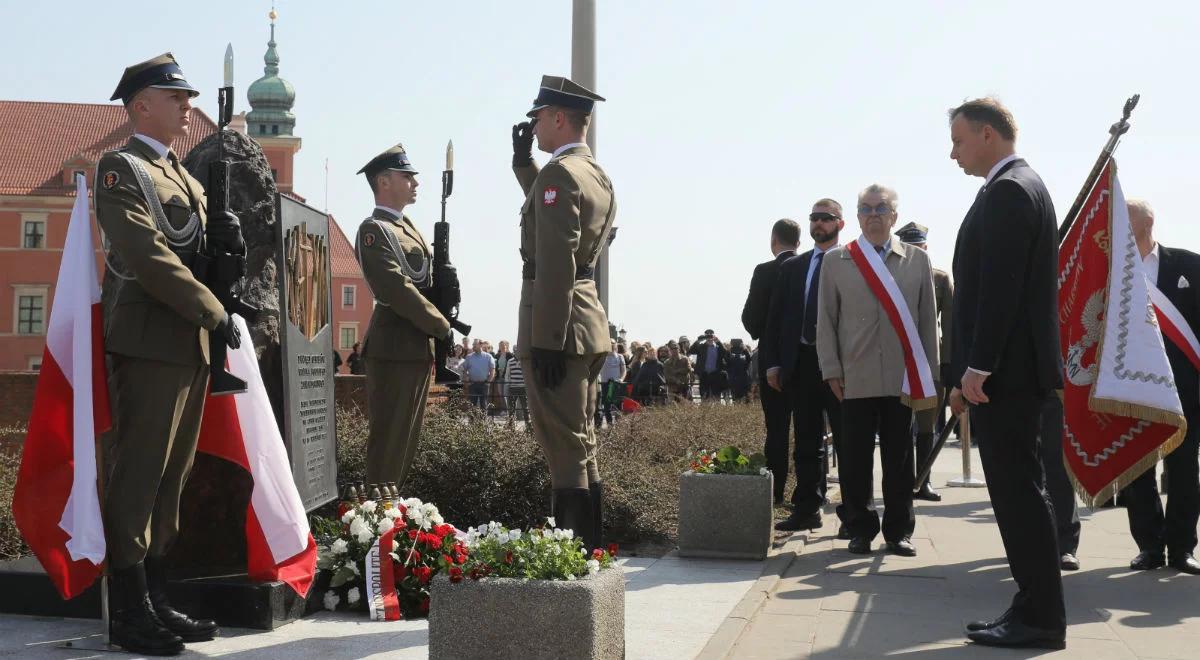 Prezydent oddał hołd ofiarom zbrodni katyńskiej