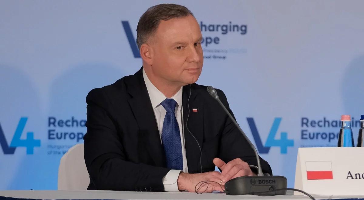 Andrzej Duda o sytuacji na granicy: zwracam uwagę NATO na bezpieczeństwo przesmyku suwalskiego