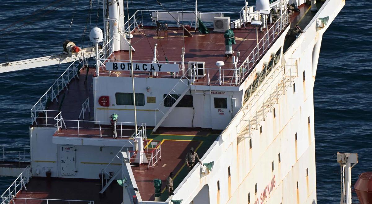 Francuzi weszli na tankowiec floty cieni Kremla. Statek pomagał rosyjskim dronom