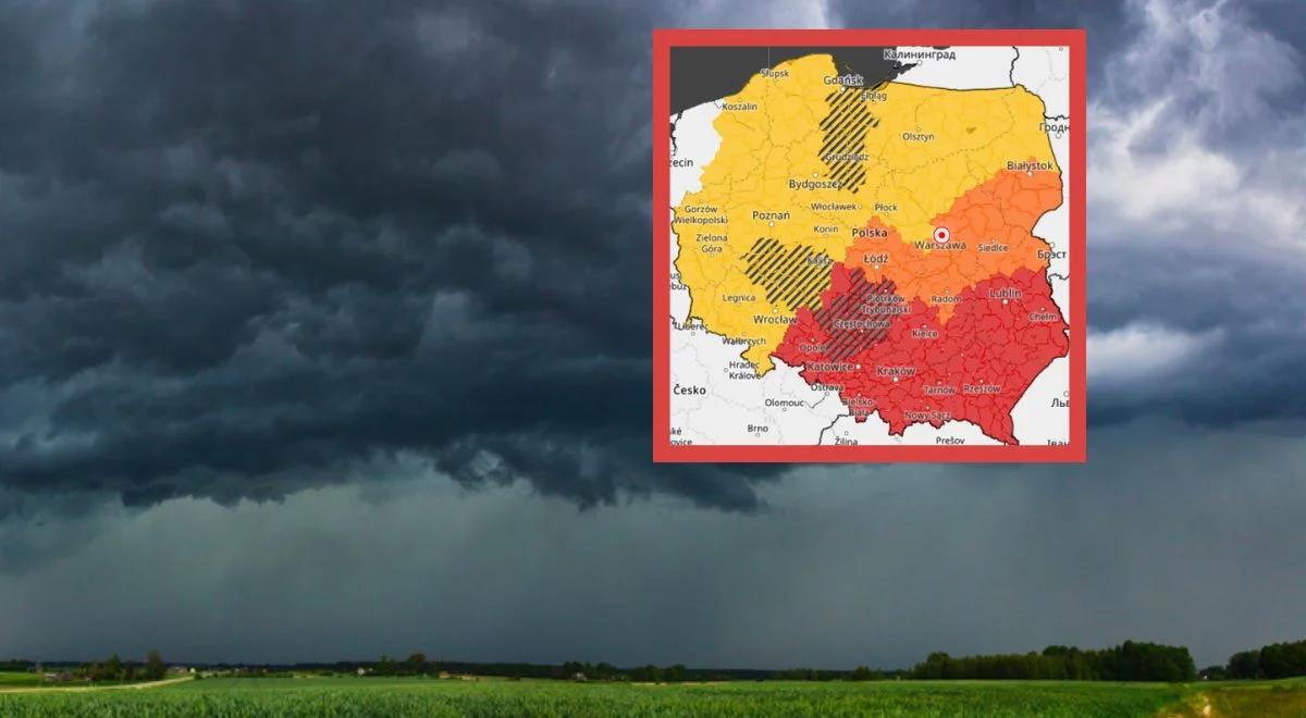 Groźne burze przechodzą przez Polskę