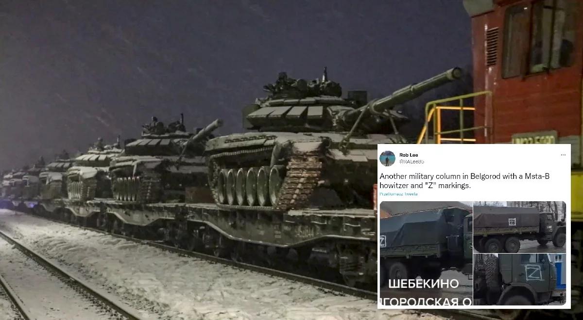Nietypowe oznaczenia na rosyjskich pojazdach wojskowych. "Zakładam najgorsze"