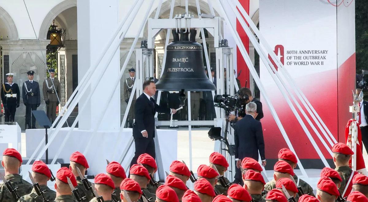 Przypominanie o bohaterach i apele o pamięć. "Historyczne" wystąpienia Andrzeja Dudy
