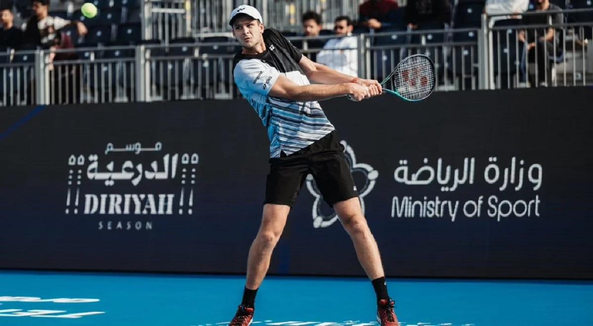 Diriyah Tennis Cup: Hubert Hurkacz awansował do ćwierćfinału