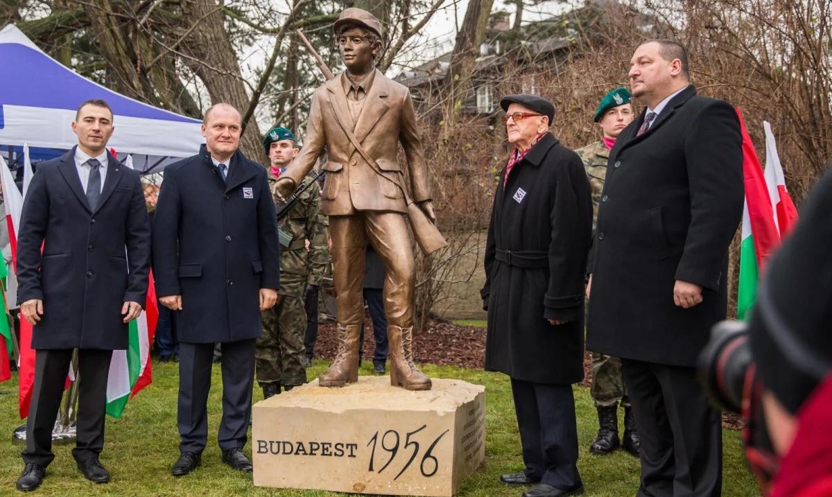 W Szczecinie odsłonięto pomnik "Chłopca z Pesztu" - symbolu powstania węgierskiego