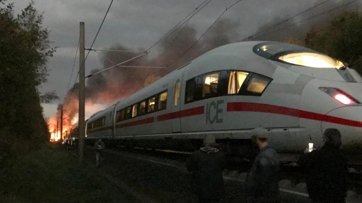 Niemcy: pożar pociągu w Westerwal. Ewakuowano ponad 500 osób