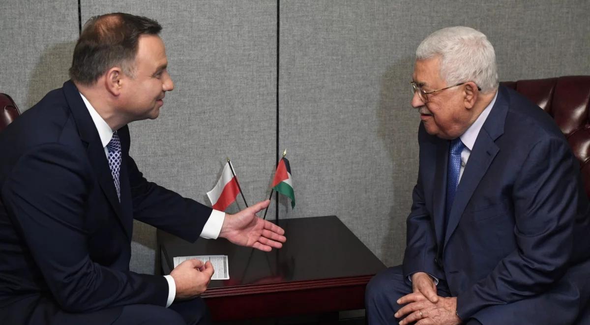 ONZ: Andrzej Duda rozmawiał z prezydentem Autonomii Palestyńskiej o przyszłym procesie pokojowym