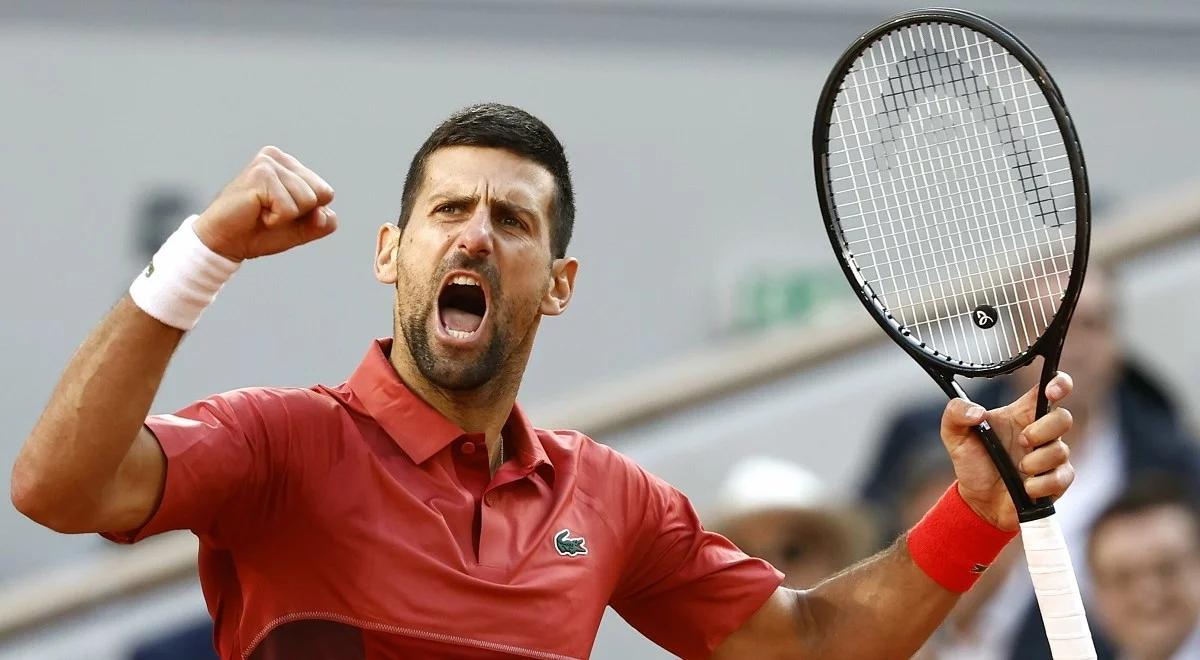 Roland Garros 2024. Novak Djoković przetrwał maraton. Serb pokonał Cerundolo po pięciosetowej batalii