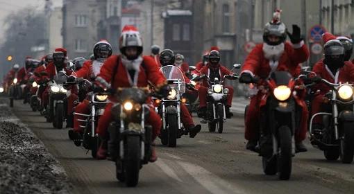 Mikołaje na motocyklach w Trójmieście