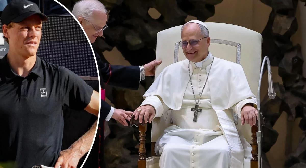 Papież Leon XIV znów żartuje. Przestraszył się Sinnera 