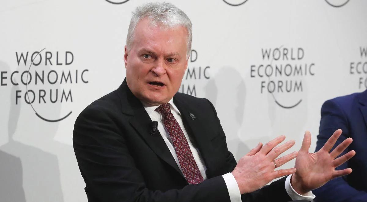 Niemieckie decyzje ws. pomocy Ukrainie. Prezydent Litwy w Davos ocenił sytuację