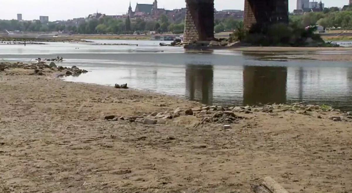 Wisła w Warszawie odsłania starożytne skarby 